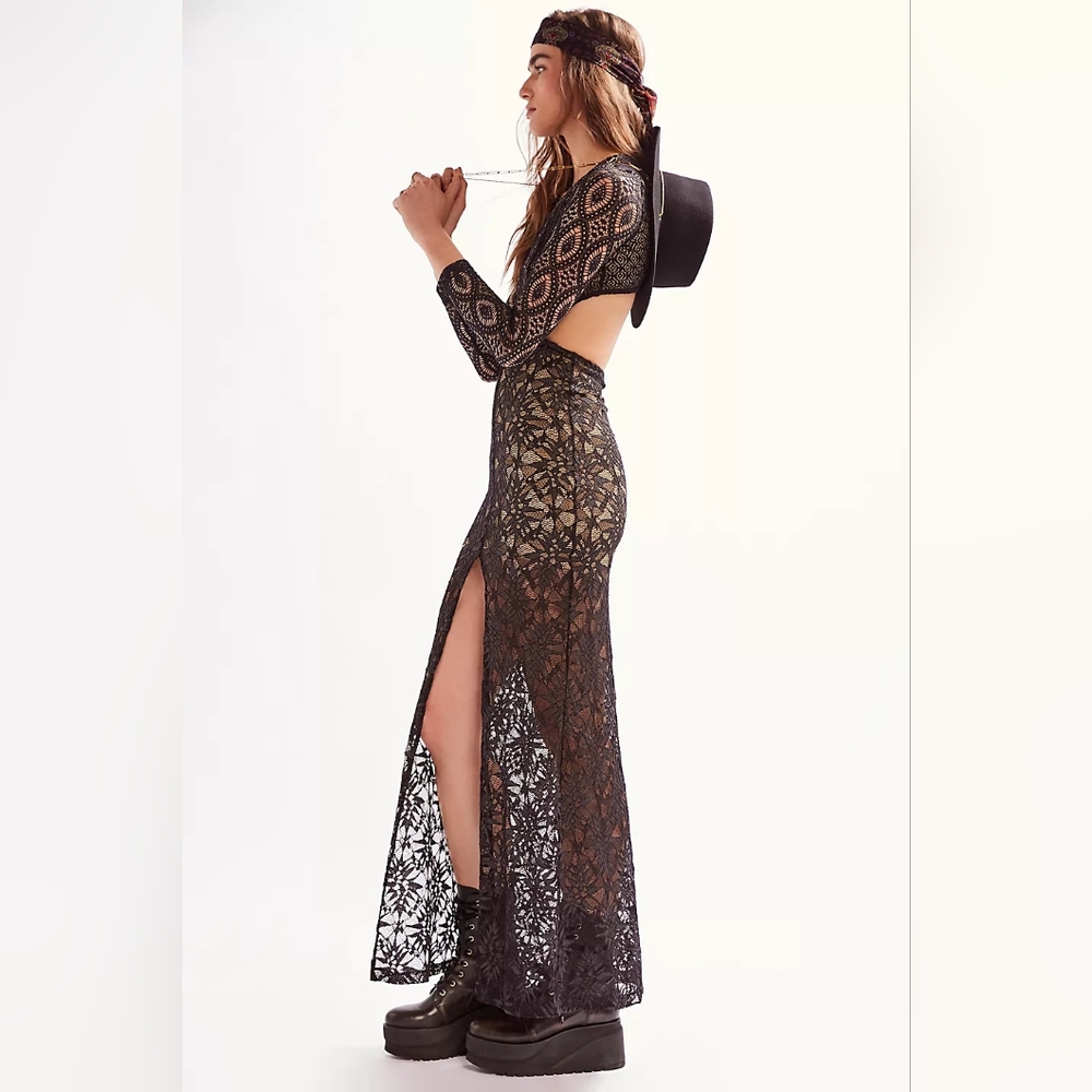 Free people nightcap cut off gown S